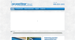 Desktop Screenshot of ezpoollinerdirect.com