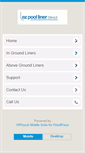 Mobile Screenshot of ezpoollinerdirect.com